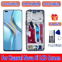 For Huawei nova 8i screen assembly nova8i LCD display NEN-L22 NEN-LX1 NEN-LX3 touch screen LCD display with frame inner screen