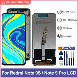 6.67"  For Xiaomi Redmi Note 9S LCD Display Touch Screen Digitizer Assembly For Note 9 Pro LCD Screen Replacement Parts