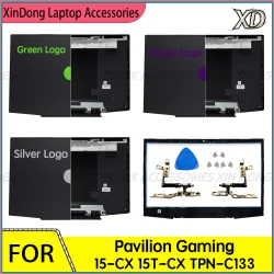 Laptop Housing Case For Pavilion Gaming 15-CX 15T-CX TPN-C133 15-cx0056wm LCD Back Cover / Front Bezel / Hinges Replacement