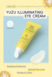 LAIKOU YUZU Eye Cream Anti Dark Circle Eye Bags Whitening  Cream Wrinkle Removal Serum Eyes Firming Skin Care Beauty Health 15g