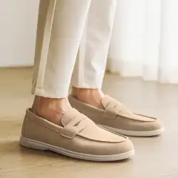 2025 Men's multi-color loafers A pedal leisure business shoes Doug shoes