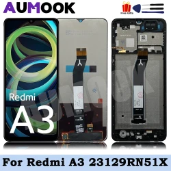 LCD For Xiaomi Redmi A3 23129RN51X Display Touch Screen Digitizer Assembly Digital Replacement Parts for Redmi A3 LCD Screen