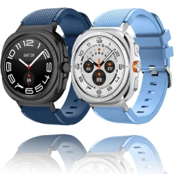 sports soft Silicone Strap For Samsung Galaxy Watch Ultra 2025 47mm breathable band For Samsung Watch 8 40mm 44mm 8 Classic 46mm