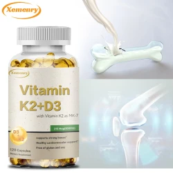 Vitamin K2 + D3 Supplement - Support Joint, Bone and Immune Health, Promotes Calcium Absorption
