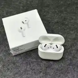 Original Apple Airpods Pro 2 3 4  Wireless Bluetooth Earbuds Active Noise Cancellation with Charging Case for IPhone iPad