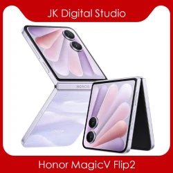 Original Honor Magic V Flip2 5G Smart Phone 6.82inch OLED Snapdragon8 Gen3 80W Super Charger 5500Mah 200MP MagicOS 9.0 OTA NFC