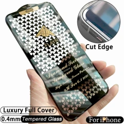 Cut Edge Luxury Tempered Glass For iPhone 15 14 13 12 11 16 Pro Max Screen Protector iphone14 Plus X R XS XR Full Cover Film