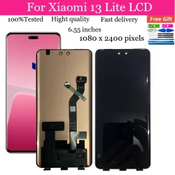 6.55"Super AMOLED  For Xiaomi 13 Lite 13Lite LCD Display Touch Screen Digitizer Assembly For Mi13 Lite LCD Replacement