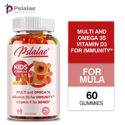 Children's Multivitamin Gummies - Boosts Immunity and Supports Brain Health - with Vitamin C, Omega-3 Fish Oil