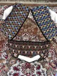 Handwoven Patterned Cap with Embroidered Design