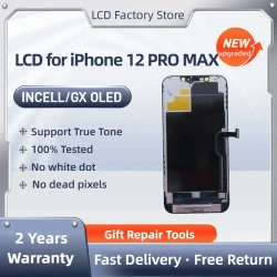 LCD Touch Digitizer Assembly Replacement for iPhone 12 Pro Max Screen Display Incell GX OLED True Tone