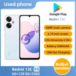 Redmi 13C 5G 6.74inch Screen SmartPhone 128/256GB  Battery capacity 5000mAh 50MP Camera used phone