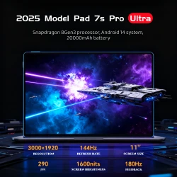 2025 New Original Global Edition Tablet PC Pad 7 Pro Ultra with Snapdragon 8gen3 Android 14 HD 4K 22GB+2TB Dual SIM 5G and WIFI