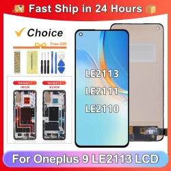 Tested 1+9 6.55''For OnePlus 9 LE2113 LE2111 LE2110 LE2117 LE2115 LCD Display Touch Screen Digitizer Assembly Replacement