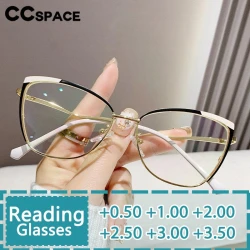 R57481 Fashoin Metal Cat Eye Reading Glasses Women Popular Optical Presbyopia Eyeglasses Diopter +50+100+150+200+250+300+350