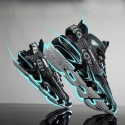 Men's Shock-absorbing Running Shoes Are Trendy Versatile Lightweight Comfortable Fashionable Men's Casual Sports Shoes