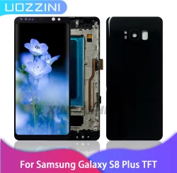 TFT LCD For Samsung Galaxy S8 plus G955fd G955F G955 With Frame Display With Touch Screen Assembly  Digitize Parts