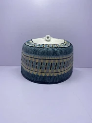 Blue Rawaram – Hausa/Fulani Cap, Kufi, Handwoven Cap, Zawa