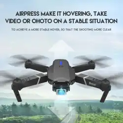Height Hold Gift Toy 2024 E88Pro RC Drone 4K 1080P Wide Angle HD Camera Foldable Helicopter WIFI FPV