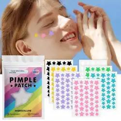 280pcs Star Acne Patch Colorful Invisible Breathable Waterproof Cover Blemishes Pimple Patch Facial Skin Care Beauty Makeup Tool