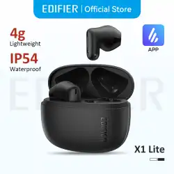 Edifier X1 Lite True Wireless Earbuds Bluetooth 5.4 Earphone Wireless Headphones Lightweight IP54 28hrs Playtime