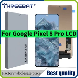 6.7" New Original 120Hz For Google Pixel 8 Pro LCD GC3VE G1MNW Display Touch Screen Digitizer Assembly Replacement