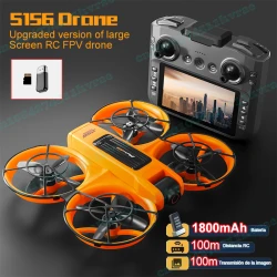 S159 FPV Drone 4K HD Camera 180° Adjustable Anti-shake Drone with Camera Large Screen 5G RC Quadcopter Brushless Motor Dron Toys