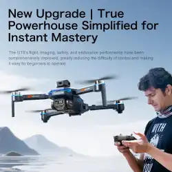 LSRC GT8 Drone 8K Professional Foldable Quadcopter with Dual 360° Cameras 5G WIFI Brushless Motors GPS Obstacle Avoidance