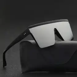 2023 Vintage Male Flat Top Sunglasses Men Brand Black Square Shades UV400 Gradient Sun Glasses For Women Cool One Piece Designer