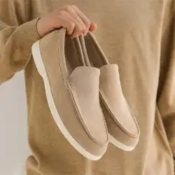 2025 Men's multi-color loafers A pedal leisure business shoes Doug shoes
