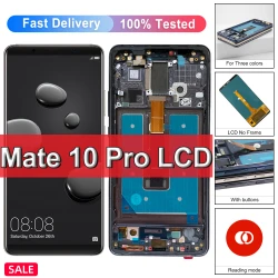 OLED TFT For Huawei Mate 10 Pro LCD Display +Frame Touch Digitizer Assembly For Mate10 Pro BLA-L29 BLA-L09 Screen Replacement