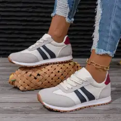 New Casual Shoes Fashion All-match Running Shoes Breathable Cloth Surface Lightweight Sports Women's Shoes Zapatos De Mujer