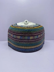 Tabarma Normal – Hausa/Fulani Cap, Kufi, Handwoven Cap, Zawa