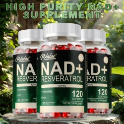 NAD+ Resveratrol - Supports Cell Health, Brightens Skin, Improves Energy and Vitality, Antioxidant