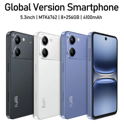 Global Version Smartphone 8GB+256GB 4G Smartphone, 5.3" Cellphone LCD 60Hz Display, 12MP Camera, 4100mAh Battery HD Camera, WiFi