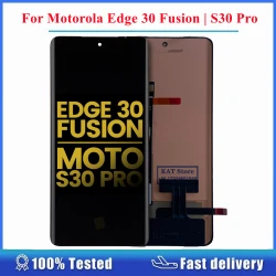 For Motorola MOTO Edge 30 Fusion S30 Pro 2022 LCD Touch Digitizer Display Screen Full Assembly Replacement