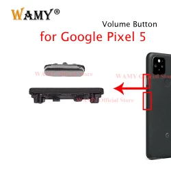 WAMY New Power On OFF Volume Button Side Key Replacment for Google Pixel 5
