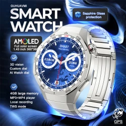 Smart Watch Men Outdoor Sport GPS 4GB Local Music Video Playback IP68 Blood oxygen Call Smartwatch For Android iOS