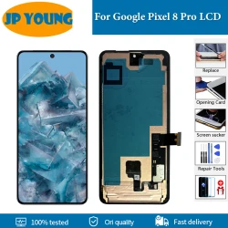6.7" Original For HTC Google Pixel 8 Pro Google Pixel 8Pro LCD Display GC3VE G1MNW Screen Touch Digitizer Assembly Replacement