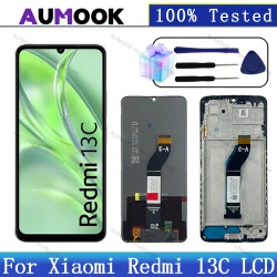 6.74" For Xiaomi Redmi 13C LCD Display 23100RN82L 23124RN87G Touch Screen Digitizer For Redmi 13C 5G Display 23108RN04Y Screen