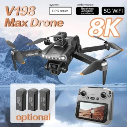 For Xiaomi V198 MAX GPS Drone  8K HD Aerial Photography Dual Camera Brushless Quadrotor Laser Obstacle Avoidance  Aerial Optical