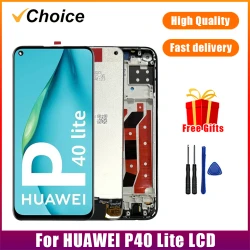 AAA+ IPS LCD For Huawei P40Lite LCD Display Touch Screen Digitizer pantalla For Huawei P40Lite Screen Replacement