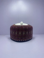 Red Zulum Kindei - Premium Hausa Zawa Hat