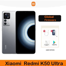 Global firmware Xiaomi Redmi K50 Ultra 5G 6.67inch Android  Smartphone Snapdragon 8+ Gen 1 No charger 5000mAh Battery used phone