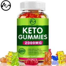 Minch 60 Count Keto Gummies Ketone Fat Body Management Burner Green Apple Cider Vinegar Vitamin Bear Gummy For Men Women Sweets