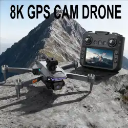 RC GPS Camera Drone 8K HD Camera 5G WIFI windproof FPV 360° Obstacle Avoidance Brushless 4.5inch Screen Remote control