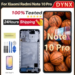 High Quality LCD For Xiaomi Redmi Note 10 Pro LCD Display Touch Screen Digitizer Assembly M2101K6G M2101K6R Screen Display Part