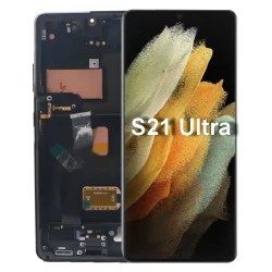 6.8'' Super AMOLED Screen For Samsung Galaxy S21 Ultra G998 G998U Display Touch Screen Digitizer Assembly With Defects