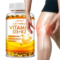 Vitamin D3 K2 with Coconut Oil - Supports Healthy Teeth and Heart, Strong Bones, and Healthy Joints