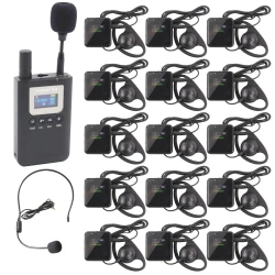 Wireless Whisper Tour Guide System Simultaneous Interpretation System For  Tourism Group Service Meeting Gathering  Conference